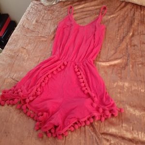 Pink Beach Romper